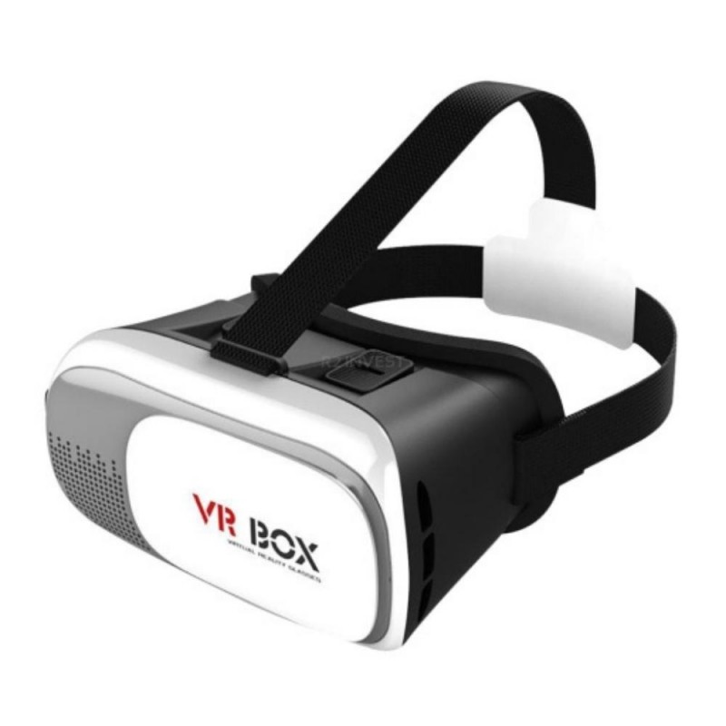 3D Виртуални очила VR Box, с дистанционно, Бели