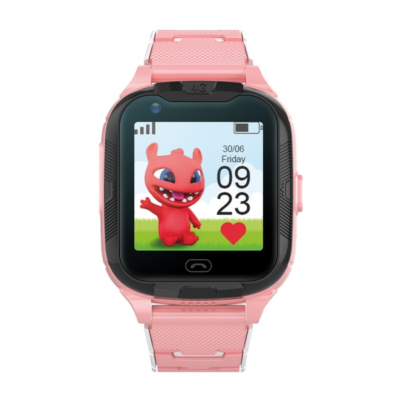 Детски смарт часовник Maxlife 4G MXKW-350 GPS WiFi, Розов