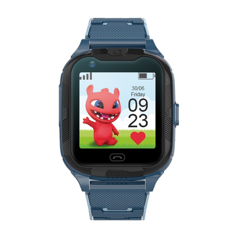 Детски смарт часовник Maxlife 4G MXKW-350 GPS WiFi, Син