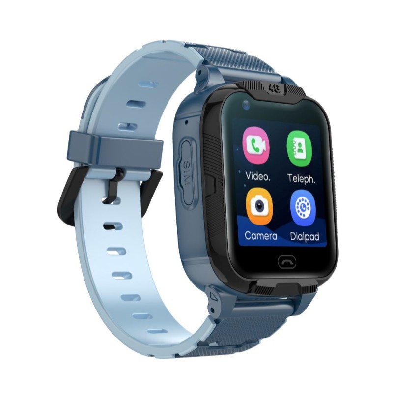 Детски смарт часовник Maxlife 4G MXKW-350 GPS WiFi, Син