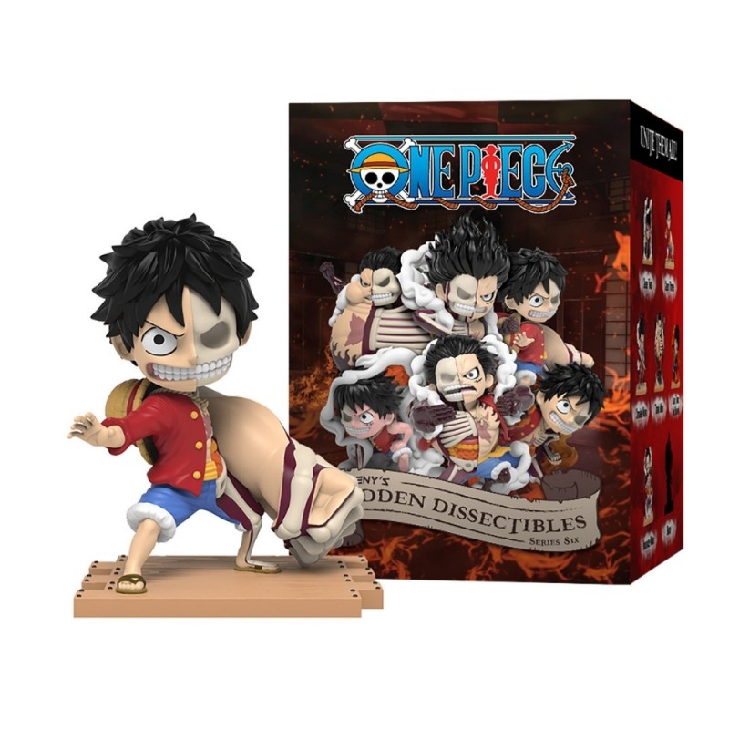 Фигурка изненада Mighty Jaxx - One Piece Freeny Hidden Dissectibles Series 6 Luffy’s Gears Edition, Blind Box