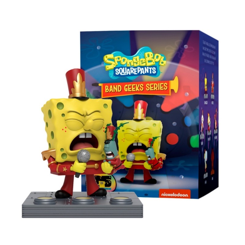Фигурка изненада Mighty Jaxx - SpongeBob SquarePants Band Geek, Blind Box