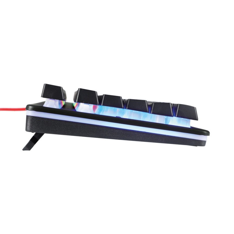 Геймърска светеща клавиатура за компютър Maxlife Gaming MXGK-200, RGB, с кабел 1.8м, Черна