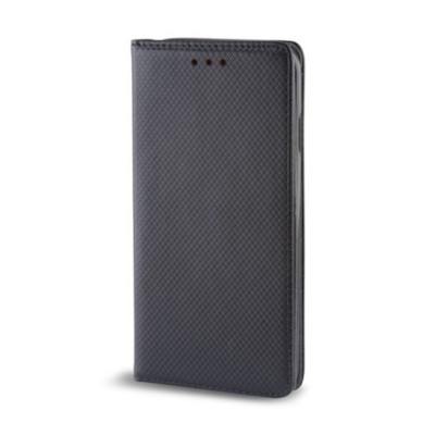 Калъф тефтер флип bSmart Magnet Book страничен, За Motorola Edge 50 Neo, Черен