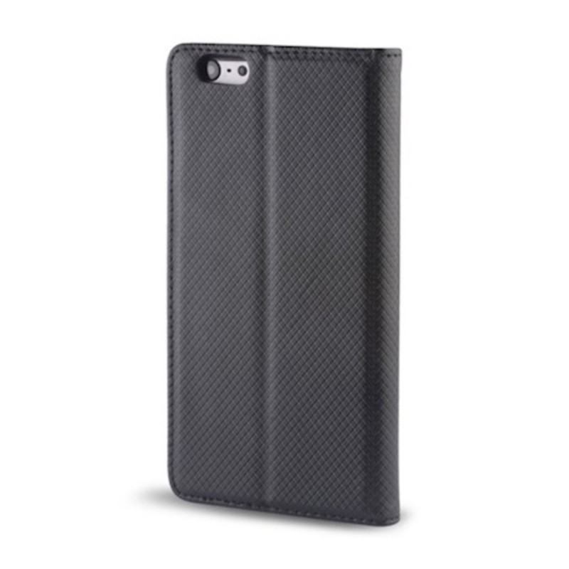 Калъф тефтер флип bSmart Magnet Book страничен, За Motorola Edge 50 Neo, Черен