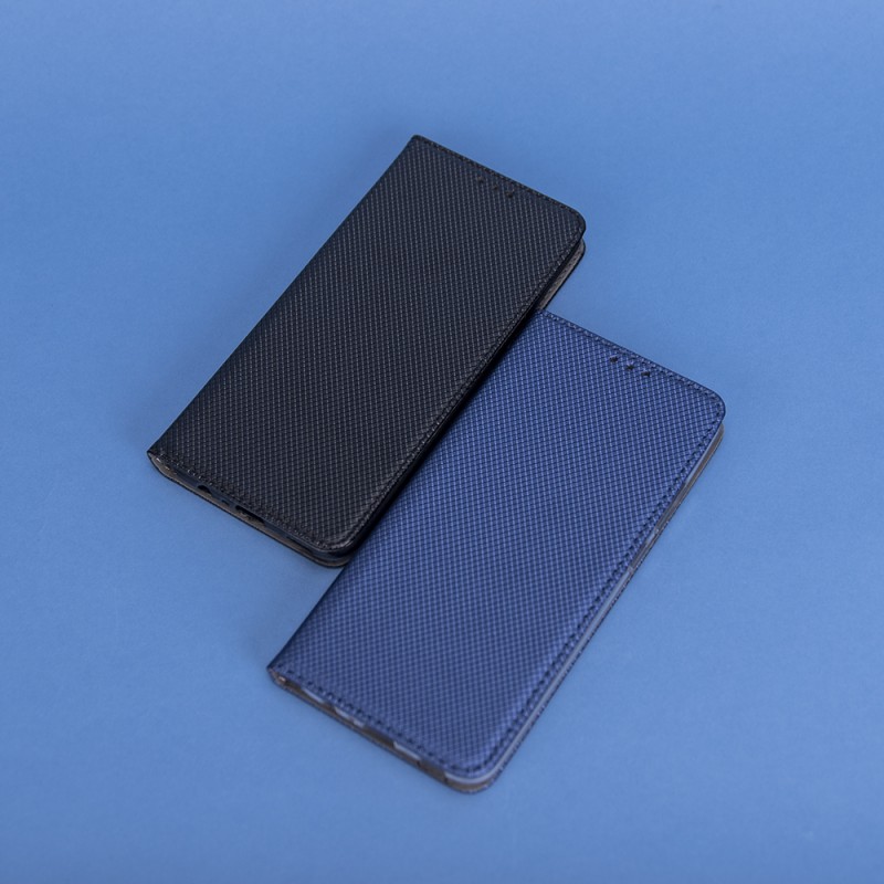 Калъф тефтер флип bSmart Magnet Book страничен, За Motorola Moto E32/E32s, Черен