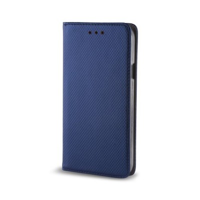Калъф тефтер флип bSmart Magnet Book страничен, За Motorola Moto G22, Тъмносин