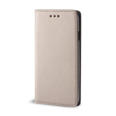 Калъф тефтер флип bSmart Magnet Book страничен, За Xiaomi 14T, Златист