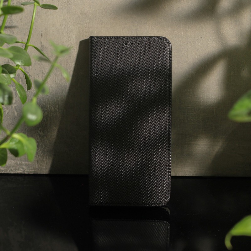 Калъф тефтер флип bSmart Magnet Book страничен, За Xiaomi Redmi Note 12 5G/Poco X5, Черен