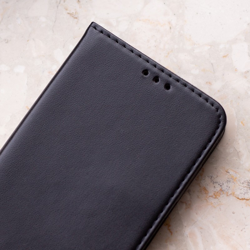 Калъф тефтер флип bSmart Magnetic Book страничен, За Honor 600 Pro, Черен
