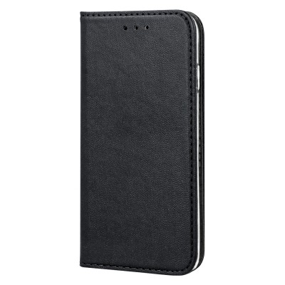 Калъф тефтер флип bSmart Magnetic Book страничен, За iPhone 16e / 17e, Черен