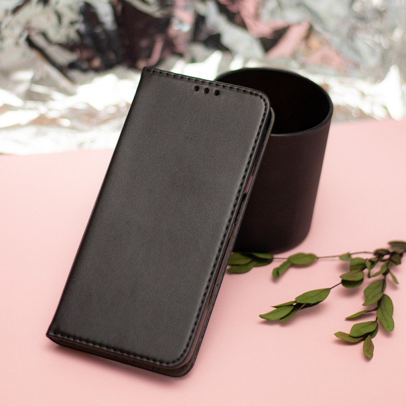 Калъф тефтер флип bSmart Magnetic Book страничен, За Xiaomi 15T Pro, Черен