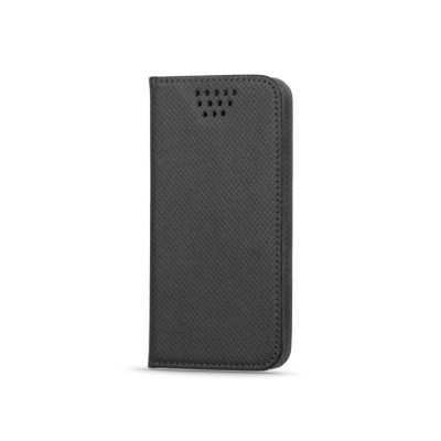 Калъф тефтер флип страничен bSmart Magnet Book универсален 6.6-6.9" инча, 170x85, Черен