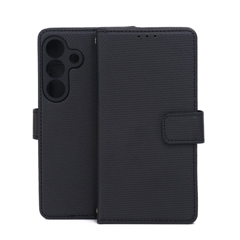 Калъф тефтер Smart Triangle, За Samsung Galaxy S26, Черен
