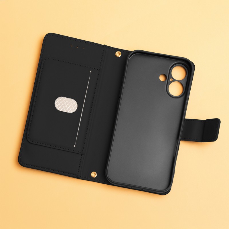 Калъф тефтер Smart Triangle, За Samsung Galaxy S26, Черен