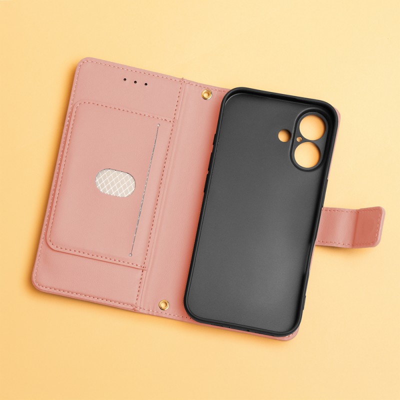 Калъф тефтер Smart Triangle, За Samsung Galaxy S26, Розов