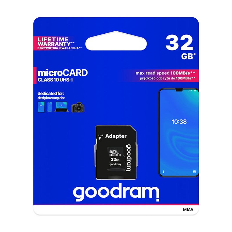 Карта памет Micro SD 32GB, (Class 10)