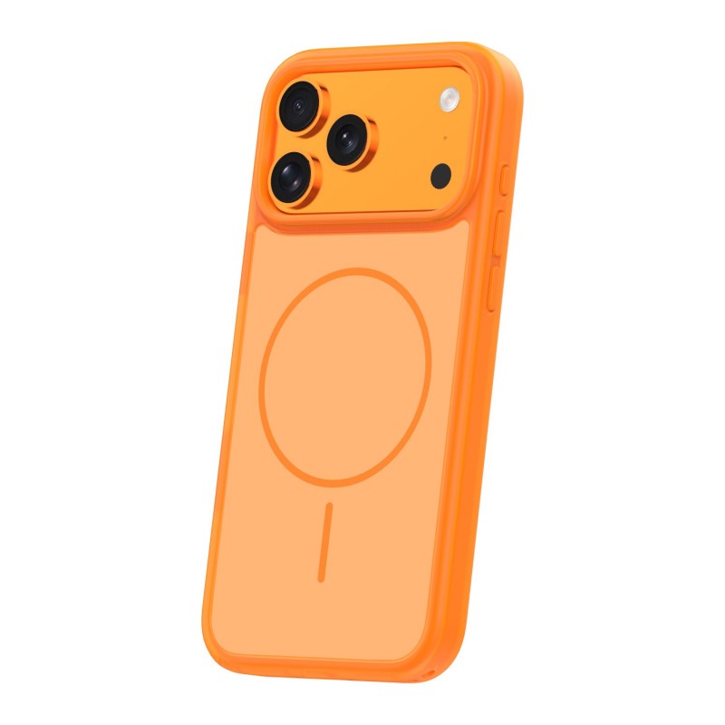 Кейс bSmart Frame Thin Magsafe, За iPhone 17 Pro (6.3), оранжев