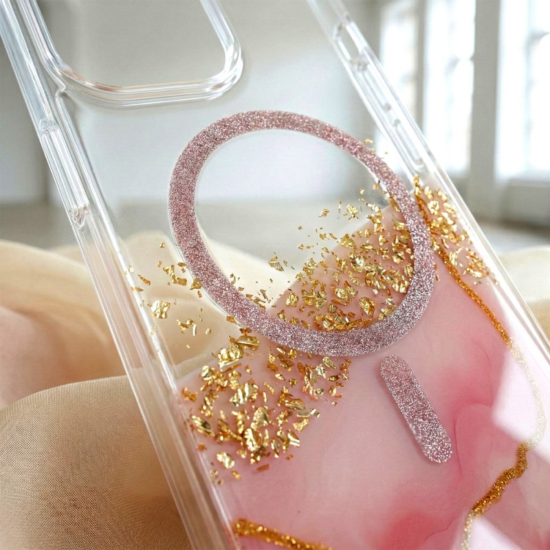 Кейс Epoxy Mag за iPhone 17 Pro Max (6.9) розов