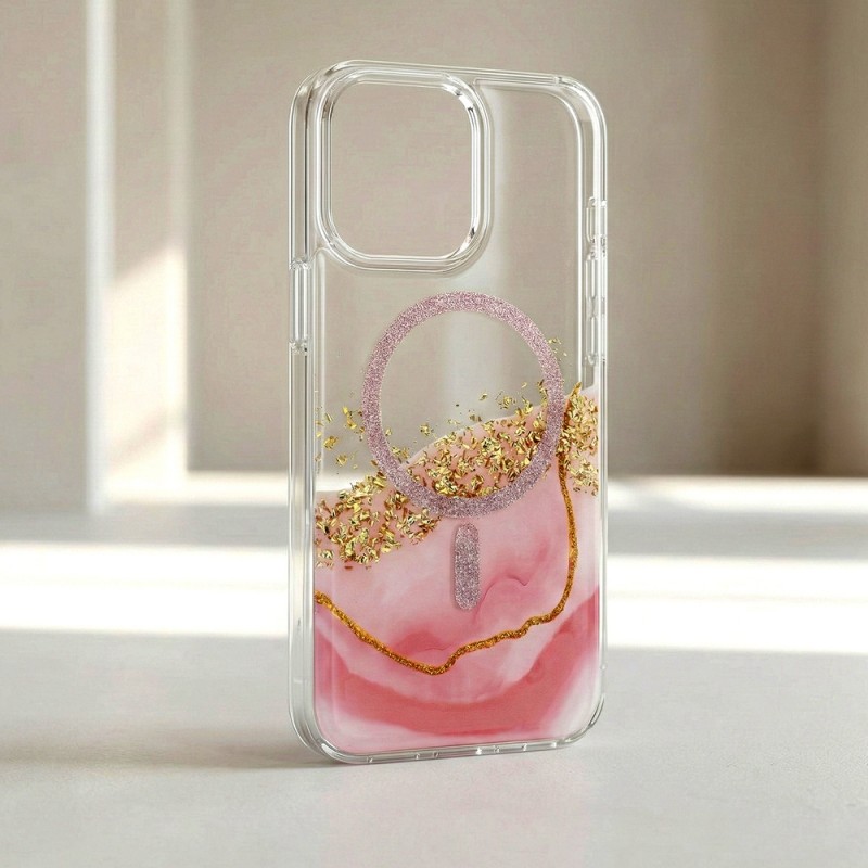 Кейс Epoxy Mag за Samsung Galaxy S26 Ultra розов
