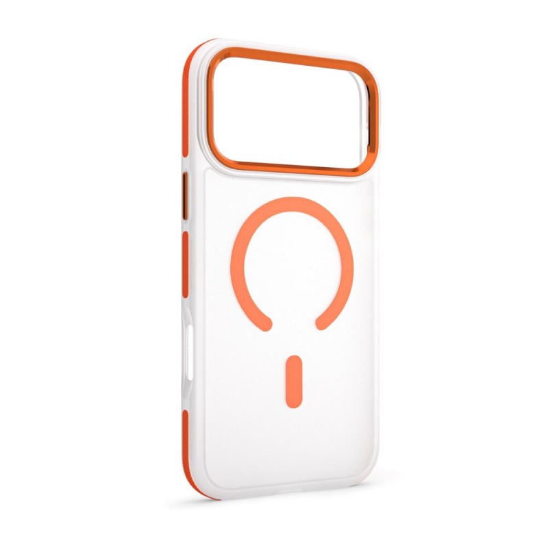 Кейс Etteri Icy Mag case, За iPhone 17 Pro (6.3), Оранжев