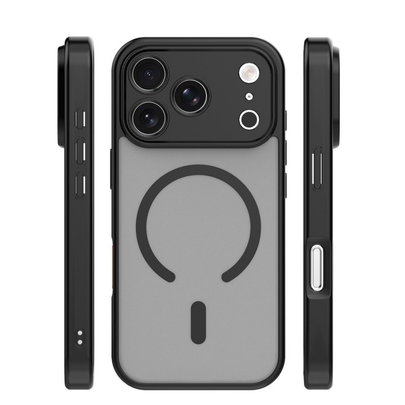 Кейс Mag Matt с отвори за камерите за iPhone 17 Pro (6.3) черен