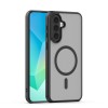 Кейс Mag Matt с цяла дупка за камерите за Samsung Galaxy A37 черен