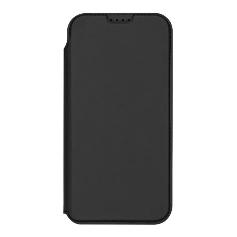 Кожен калъф тефтер Dux Ducis SKIN PRO, За iPhone 17 Pro Max (6.9), Черен