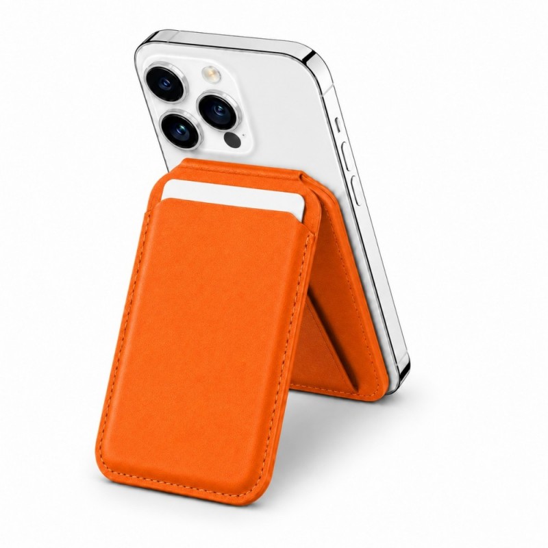 Магнитен портфейл MBX със стойка (MagSafe съвместим), оранжев
