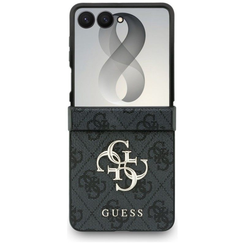 Оригинален кейс Guess Big 4G Logo, За Samsung Galaxy Z Flip8, Черен