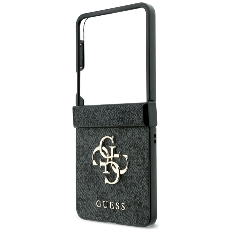 Оригинален кейс Guess Big 4G Logo, За Samsung Galaxy Z Flip8, Черен