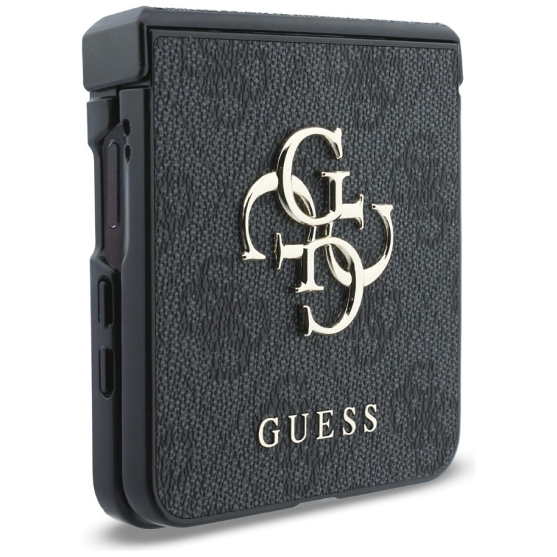 Оригинален кейс Guess Big 4G Logo, За Samsung Galaxy Z Flip8, Черен