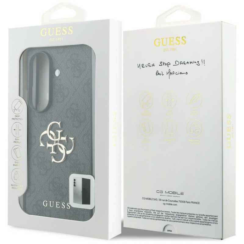 Оригинален кейс Guess Big 4G Logo, За Samsung Galaxy Z Fold8 Ultra, Черен
