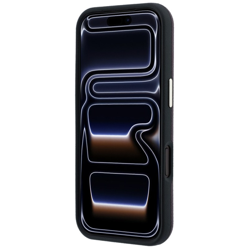 Оригинален кейс Guess Grained Big Resin Logo, за iPhone 18 Pro Max / 17 Pro Max, бордо