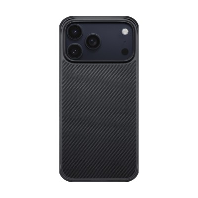Оригинален кейс Pitaka Aramid ProGuard, За iPhone 17 Pro (6.3), Черен