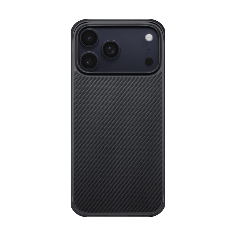Оригинален кейс Pitaka Aramid ProGuard, За iPhone 17 Pro (6.3), Черен