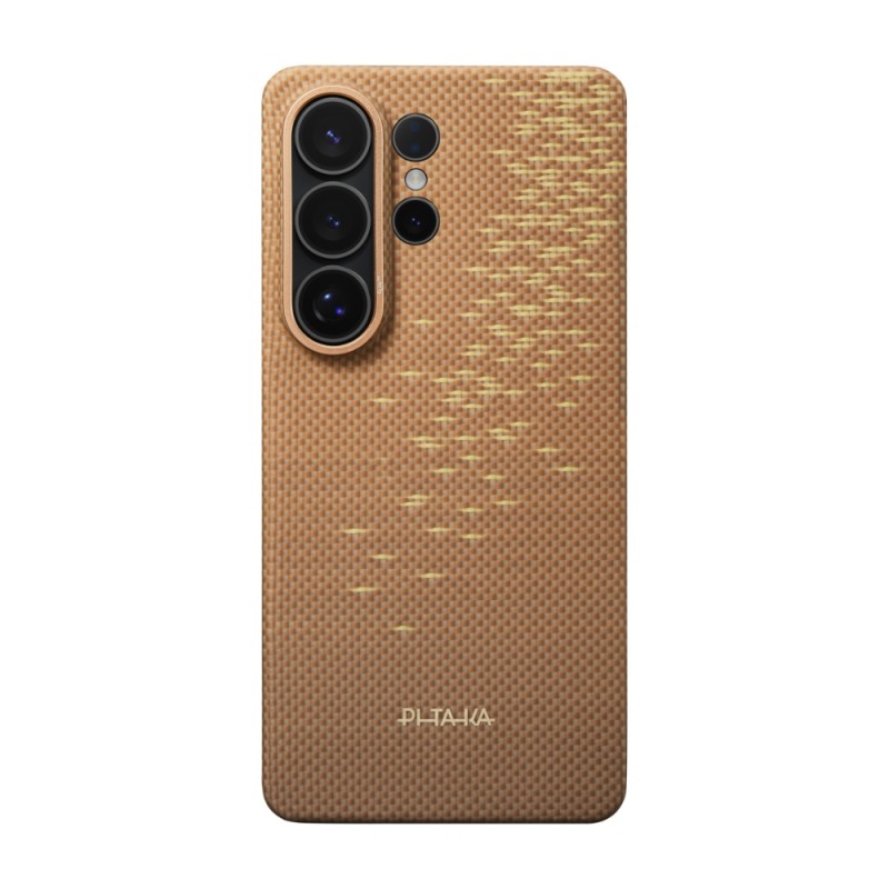 Оригинален кейс Pitaka Edge Case Golden Glint за Samsung Galaxy S26 Ultra, златист