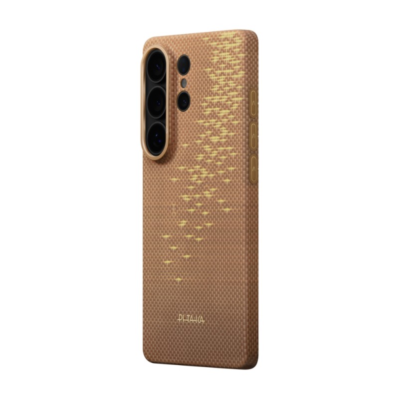 Оригинален кейс Pitaka Edge Case Golden Glint за Samsung Galaxy S26 Ultra, златист