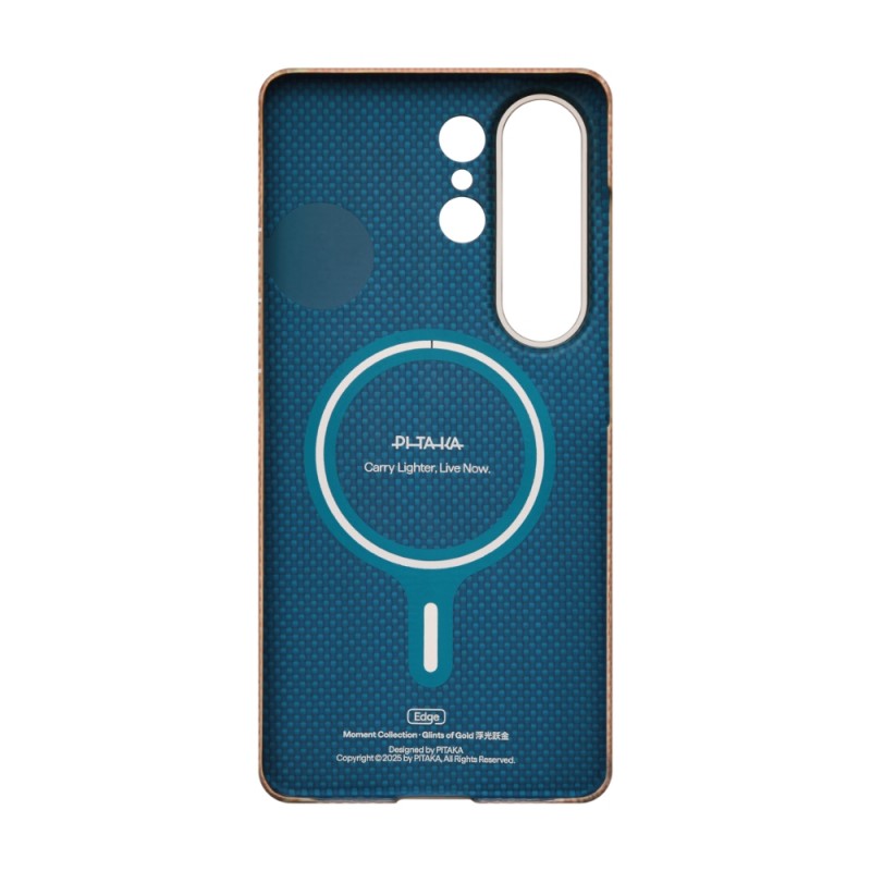 Оригинален кейс Pitaka Edge Case Golden Glint за Samsung Galaxy S26 Ultra, златист