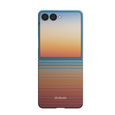 Оригинален кейс Pitaka Edge Case Sunset за Samsung Galaxy Z Flip8, кафяв