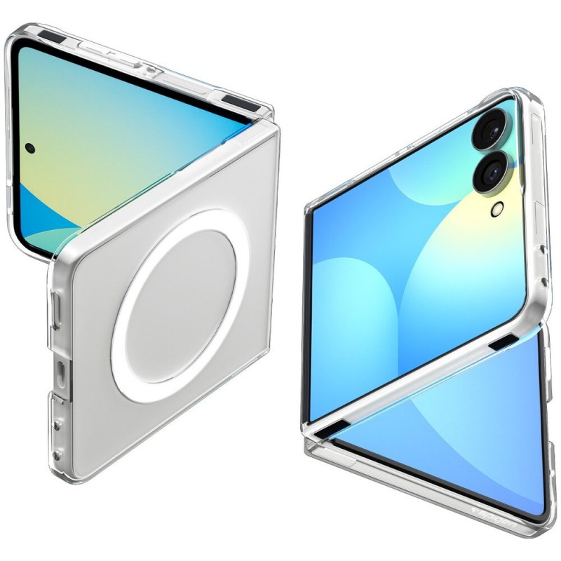 Оригинален кейс Spigen Air Skin MagSafe, За Samsung Galaxy Z Flip8, Прозрачен