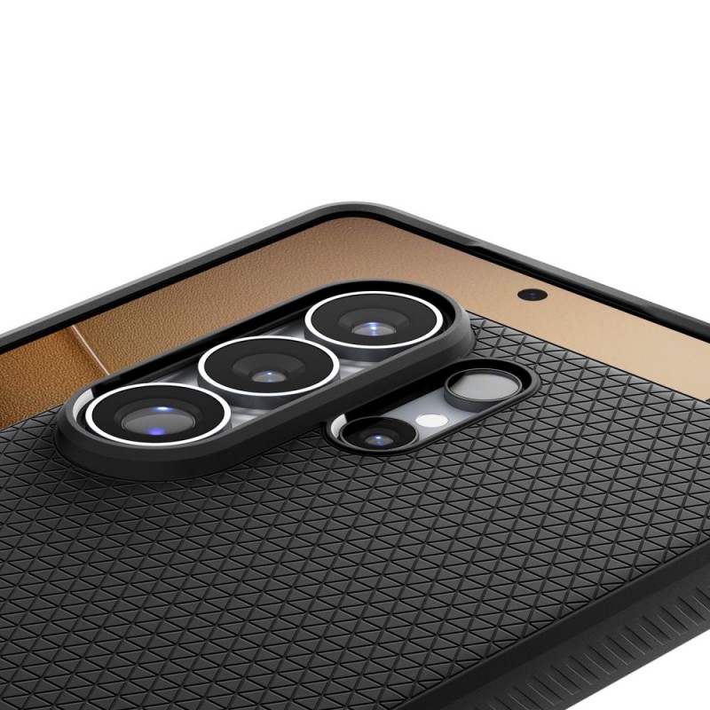 Оригинален кейс Spigen Liquid Air, За Samsung Galaxy S26 Ultra, Черен