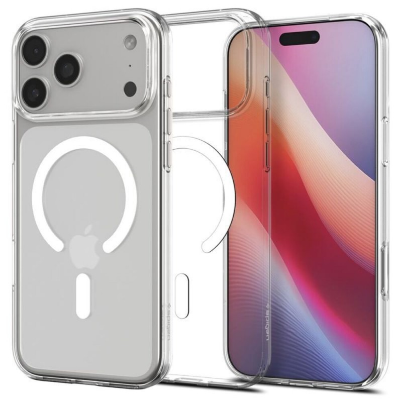 Оригинален кейс Spigen Liquid Crystal MagSafe, За iPhone 17 Pro (6.3), Прозрачен