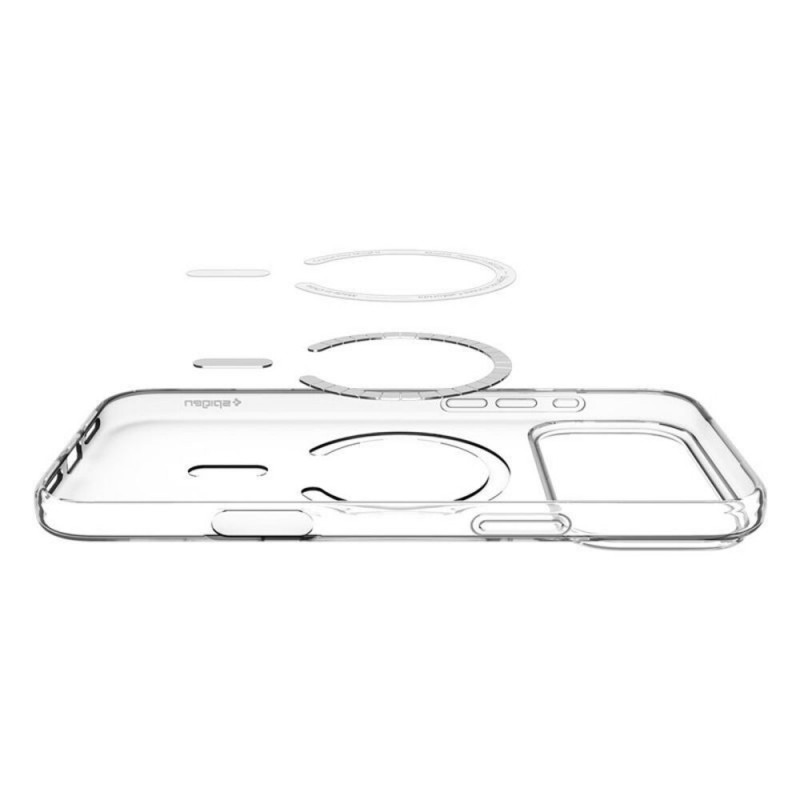 Оригинален кейс Spigen Liquid Crystal MagSafe, За iPhone 17 Pro Max (6.9), Прозрачен