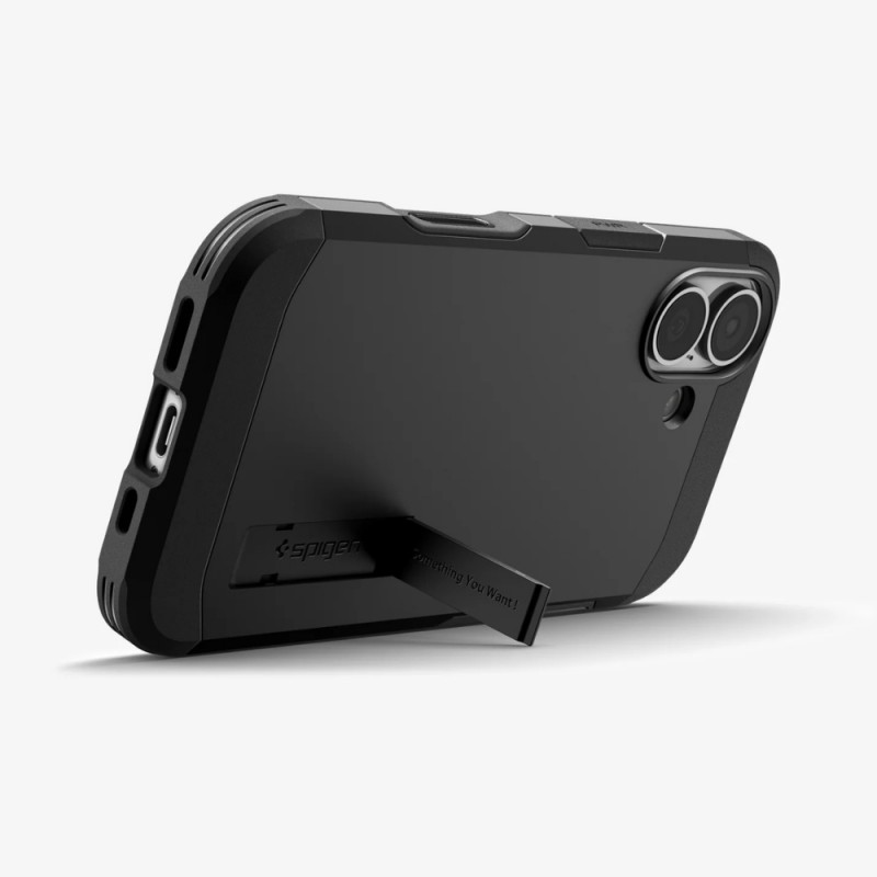 Оригинален кейс Spigen Tough Armor T Magsafe, За iPhone 17 (6.3), Черен