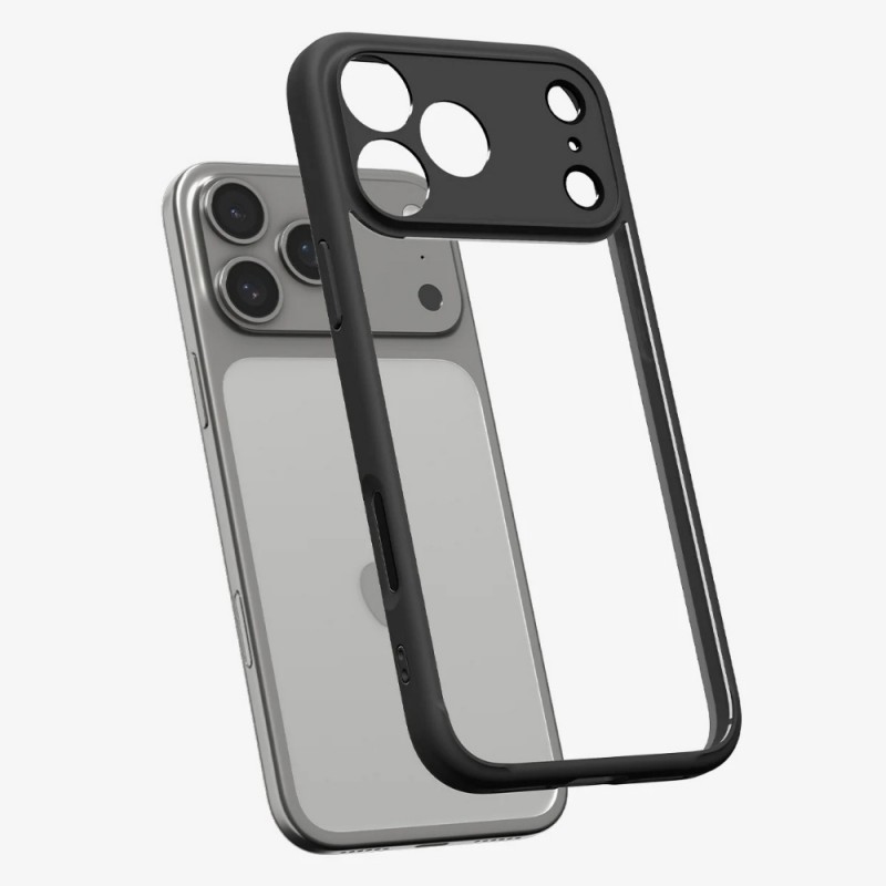 Оригинален кейс Spigen Ultra Hybrid, За iPhone 17 Pro (6.3), Черен