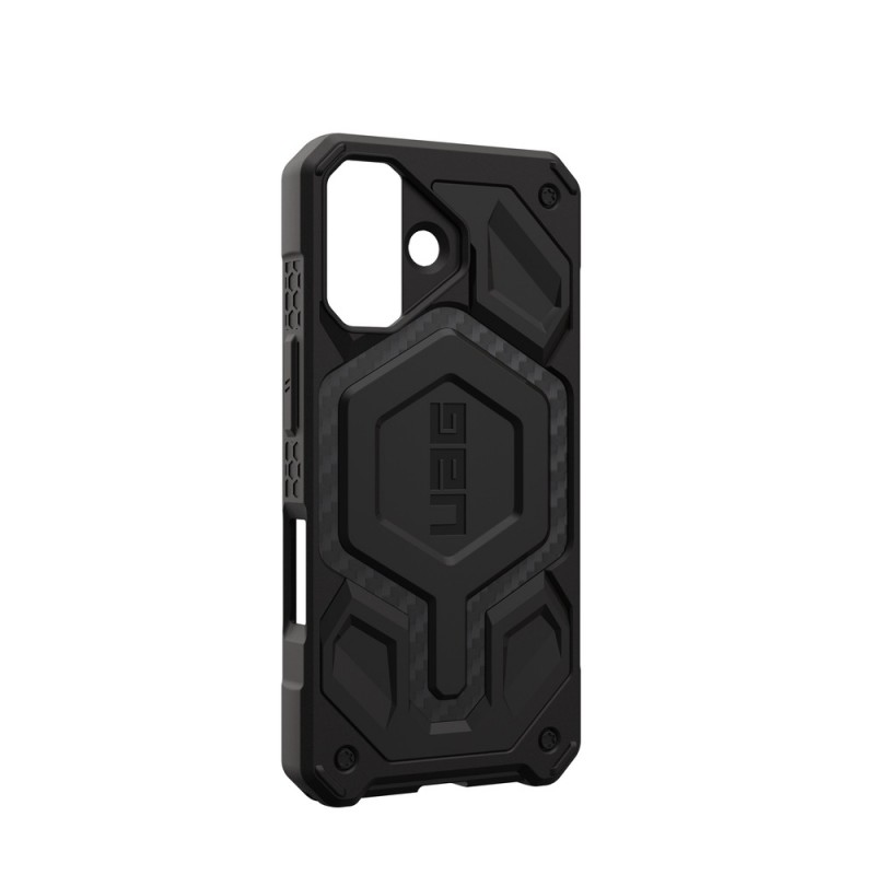 Оригинален кейс UAG Monarch Pro Carbon Fiber, За iPhone 17 (6.3), Черен