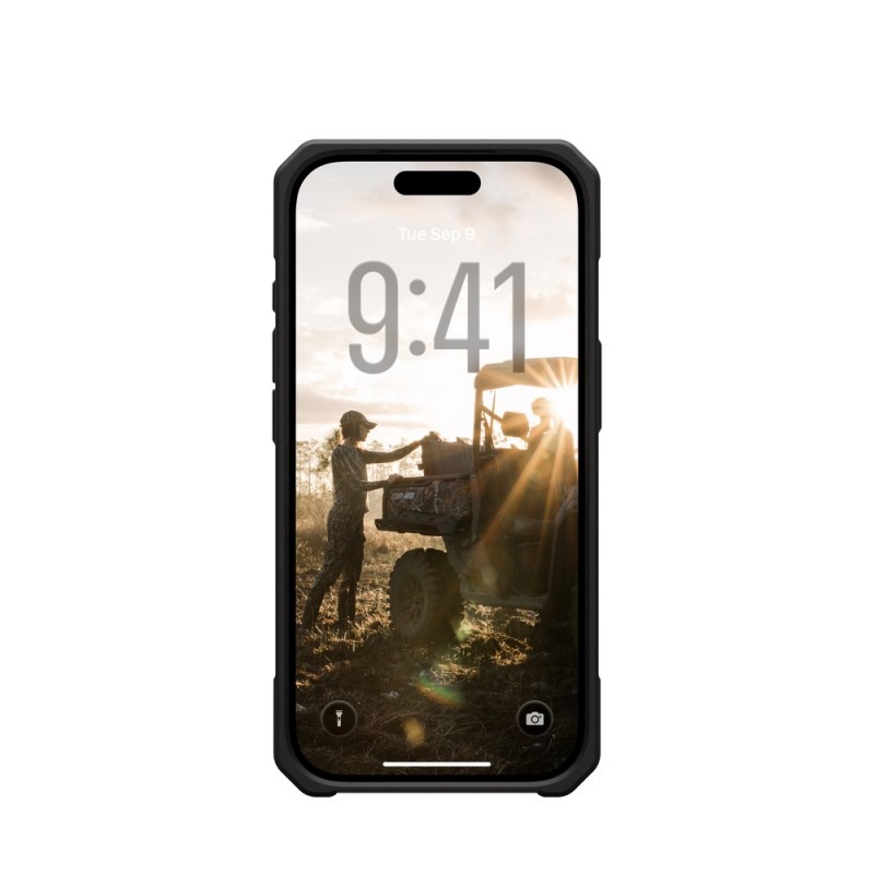 Оригинален кейс UAG Monarch Pro Kevlar, За iPhone 17 Pro (6.3), Черен