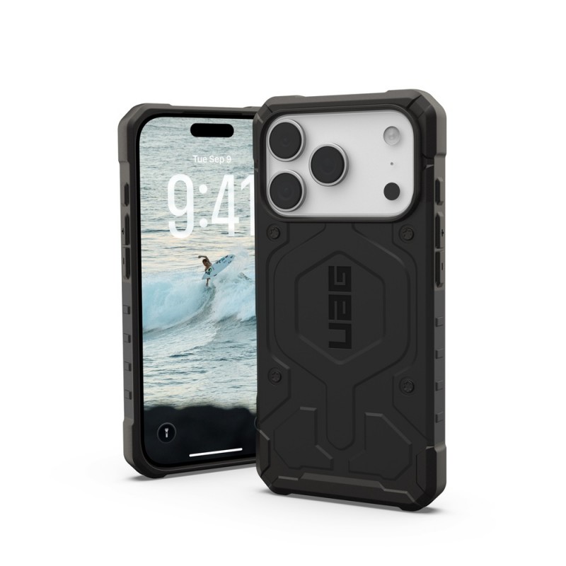 Оригинален кейс UAG Pathfinder Magsafe, За iPhone 17 Pro (6.3), Черен