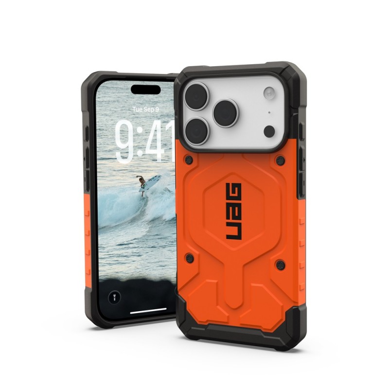 Оригинален кейс UAG Pathfinder Magsafe, За iPhone 17 Pro (6.3), Оранжев
